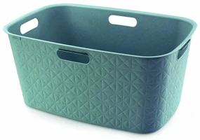 Curver Kosz do wypranej bielizny Softex 45 l, niebieski
