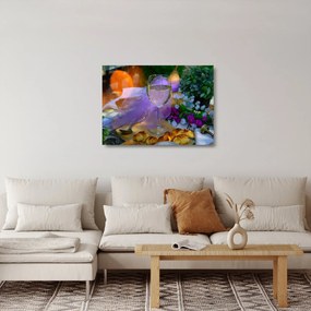 Obraz na szkle - piknik (70x50 cm)