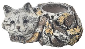InDecor Ceramiczny doniczka na kwiaty lis Ebi, 34x 25 x 17 cm