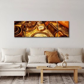 Obraz - Historyczne narzędzia marynarzy (170x50 cm)