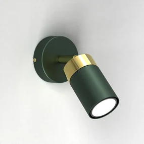 Kinkiet JOKER GREEN/GOLD 1xGU10, zielony, złoty, kierunkowy