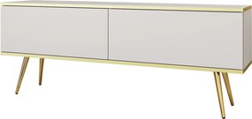 Szafka RTV wisząca VENEZIA 135 cm do Salonu pod Telewizor - Biały