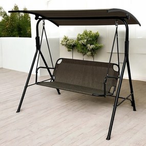 Huśtawka do ogrodu Paloma MAS-4006, wolnostojąca, kolor brąz złoty