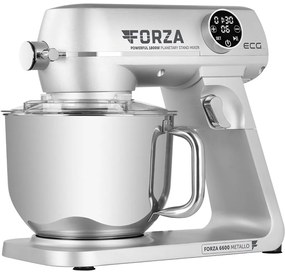 ECG Forza 6600 robot kuchenny Metallo Argento