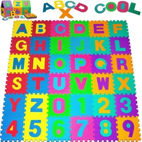 Spielwerk Piankowa mata dla dzieci PUZZLE, 86 części, wielokolorowa
