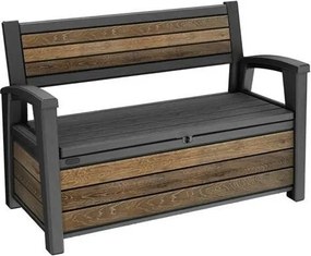 Ławka ogrodowa Keter Deco 227 l, brązowa