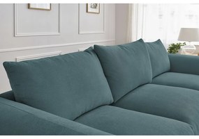 Niebieska sofa 265 cm Ernest – Bobochic Paris