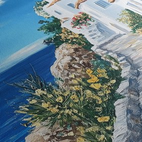 Obraz - Uliczka nad morzem (70x50 cm)
