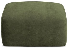Zielony podnóżek z tkaniny szenilowej Leila – Makamii