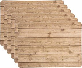 Orion Podkładka UH 43 x 30 cm drewno, zestaw 6 szt.