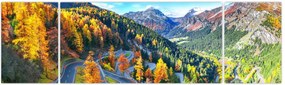 Obraz - Przełęcz Malajska (170x50 cm)