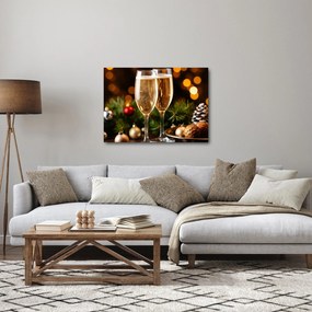 Obraz - Kieliszek szampana (70x50 cm)
