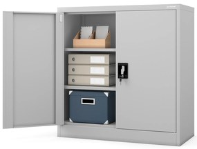 Szafka na segregatory zamykana BEATA, 900 x 930 x 400 mm, szara