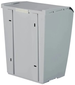 Denox Ekosystem Kosz na odpady segregowane 25 l, szary - mix