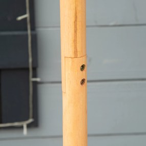 PawHut Bird House Villa Feeder karmnik dla ptaków z cynkowym dachem i stojakiem 113x40x40cm | Aosom PL