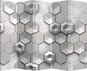 Parawan - Abstrakcja 3D (210x170 cm)