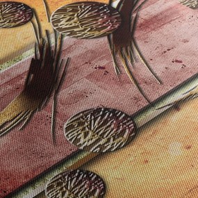 Abstrakcyjny obraz (170x50 cm)