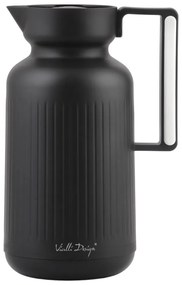 Termos w kolorze matowej czerni 1 l Lungo – Vialli Design