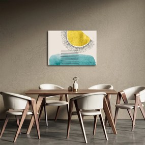Obraz - Abstrakcyjny obraz plaży N⁰2 (70x50 cm)