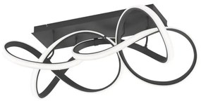 Ściemnialna oprawa sufitowa INDIGO LED/64W/230V czarna