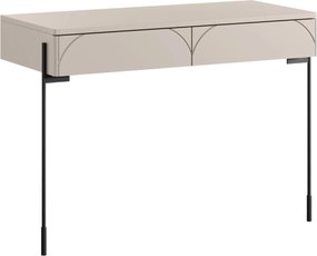 Toaletka Sonatia 100 cm z dwoma szufladami - kaszmir