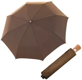 Bellino Nickel matt Oxford - w pełni automatyczny luksusowy parasol