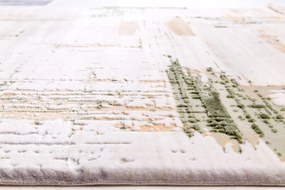 Dywan akrylowy Experience Marmur kremowo-zielony 160 cm x 230 cm