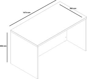 Wyspa kuchenna szary grafit D6-W42