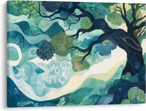 Obraz – Zielona korona drzewa życia (70x50 cm)