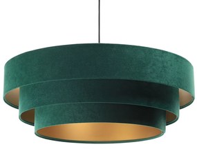 Zielona lampa wisząca glamour nad stół - S441-Bonito