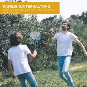 Zestaw do Badmintona HOMCOM z Przenośnym Stojakiem