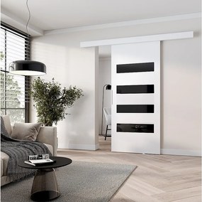 MINIO go for it, Drzwi przesuwne wewnętrzne CLEAN F 106 cm  w kolorze wenge