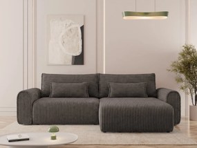 Narożnik z funkcją spania Suziser Sztruks