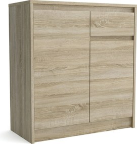 Komoda ASTORRE 75 cm do Salonu Sypialni z Szufladą Dąb sonoma