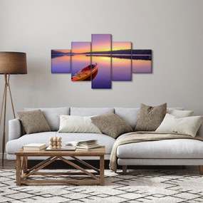 Obraz - Kajak na jeziorze (125x70 cm)