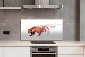 Panel nad Blat Kuchenny Sylwetka Niedźwiedzia