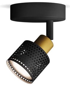 Philips - Oświetlenie punktowe NIALL 1xGU10/5W/230V czarne/mosiądz