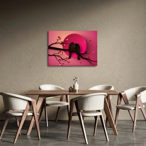 Obraz - Zakochane ptaki (70x50 cm)