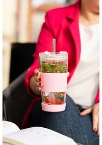 Różowy kubek termiczny 600 ml Fuori – Vialli Design