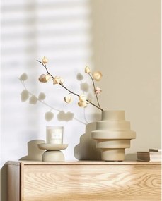 Beżowy stalowy wazon (wysokość 23 cm) Velia – Kave Home