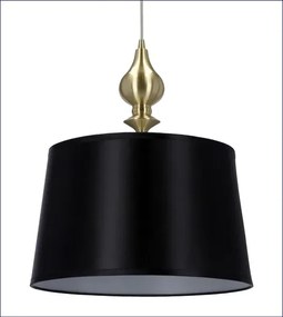 Wisząca lampa z czarnym abażurem - C8-R21