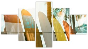 Obraz - Deski surfingowe (125x70 cm)