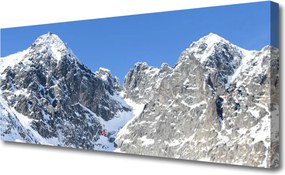 Obraz canvas Majestatyczny Śnieżny Szczyt