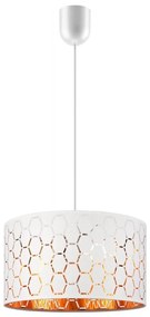 Lampa wisząca na lince ULLE 1xE27/15W/230V biała