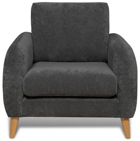 Ciemnoszary fotel Marvel – Scandic