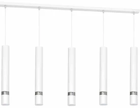 Lampa wisząca JOKER WHITE/CHROME 5xGU10