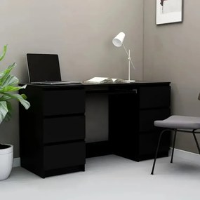 Czarne minimalistyczne biurko S9-L31