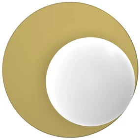 Lampa sufitowa BIBIONE GOLD 1xG9, złota, biała, kula