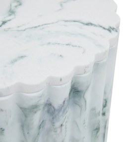 Mały kosz na śmieci MARBY wzór marmuru, 5 l
