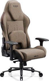 Fotel gamingowy materiałowy Diablo X-One Prime Normal Size, Elephant Grey